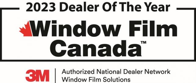 Window Film Canada 2023 Dealer of the Year!